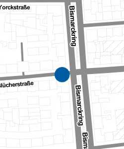Vorschau: Karte von Treffpunkt aktiv Blücherstraße
