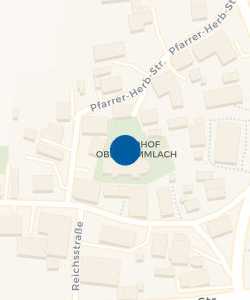 Vorschau: Karte von Friedhof Oberkammlach