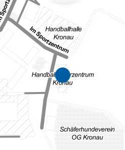 Vorschau: Karte von Handballförderzentrum Kronau