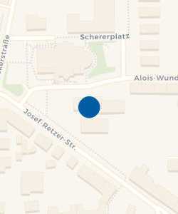 Vorschau: Karte von Sporthalle Schererplatz 6
