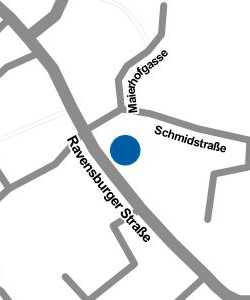 Vorschau: Karte von Raiffeisenbank Ravensburg eG, Geschäftsstelle Bergatreute
