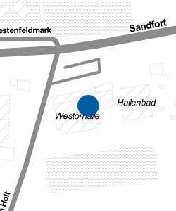 Vorschau: Karte von Sportplatz Westtor