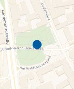 Vorschau: Karte von Waldthausenpark