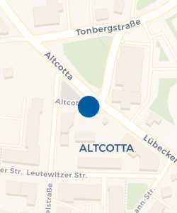 Vorschau: Karte von Taxihalteplatz Rathaus Cotta