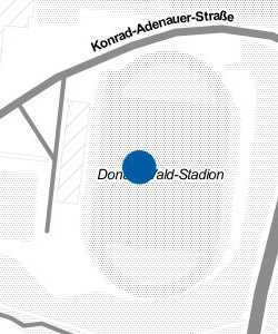 Vorschau: Karte von Donau-Wald-Stadion