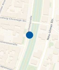 Vorschau: Karte von Bushaltestelle Haltestelle Sachsenstraße