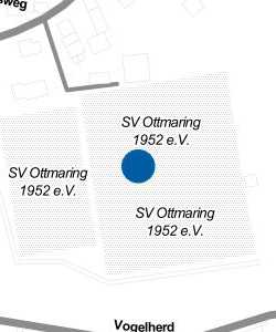 Vorschau: Karte von Sportgelände SV Ottmaring 1952 e.V.