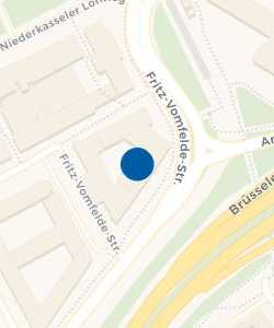 Vorschau: Karte von Mercure Hotel Düsseldorf Seestern