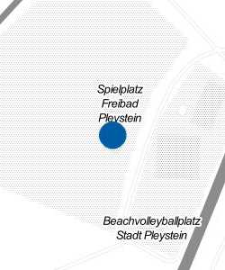Vorschau: Karte von Beachvolleyballplatz Freibad Pleystein