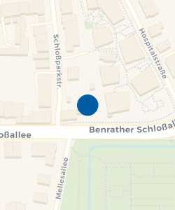 Vorschau: Karte von Selbstverwaltetes Jugend- und Kulturzentrum Haus Spilles - Initiativkreis “Jugend in Benrath” e.V.
