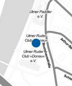 Vorschau: Karte von Ulmer Ruder Club »Donau« e.V.