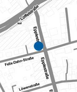 Vorschau: Karte von Volksbank Stuttgart eG Filiale Degerloch