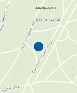 Vorschau: Karte von Hauptfriedhof Karlsruhe