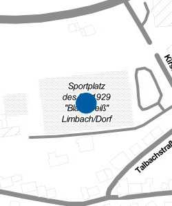 Vorschau: Karte von Sportplatz des SV 1929 "Blau-Weiß" Limbach/Dorf