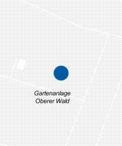 Vorschau: Karte von Gartenanlage Oberer Wald
