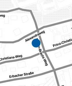 Vorschau: Karte von Evangel. Kramkenhaus Elisabethenstift Psychiatrische Abteilung