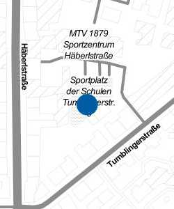 Vorschau: Karte von Sportplatz der Schulen Tumblingerstr. 6