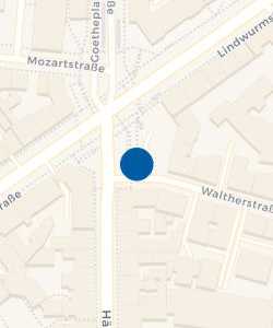 Vorschau: Karte von Taxistand Goetheplatz