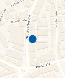 Vorschau: Karte von Stadtwerke Parkhaus Postplatz