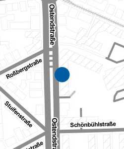 Vorschau: Karte von Katz der bäcker GmbH - Stuttgart REWE Ostendstraße