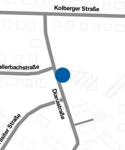 Vorschau: Karte von Kindergarten Dianastraße