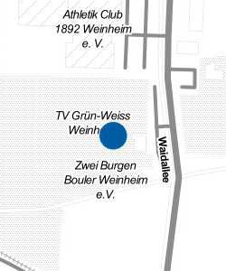 Vorschau: Karte von TV Grün-Weiss Weinheim