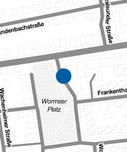 Vorschau: Karte von Wormser Straße