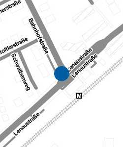 Vorschau: Karte von Langenau Bahnhof