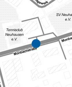 Vorschau: Karte von Neuhausen - Monbachhalle