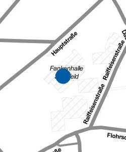 Vorschau: Karte von Fankenhalle Sennfeld