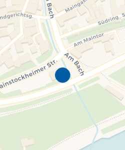 Vorschau: Karte von VR Bank Kitzingen eG - Geschäftsstelle Dettelbach