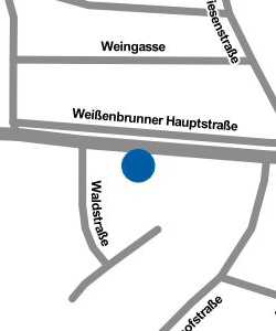 Vorschau: Karte von Sparkasse Nürnberg Geldautomat Weißenbrunn
