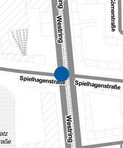Vorschau: Karte von Stadtbahn-Haltestelle Spielhagenstr.