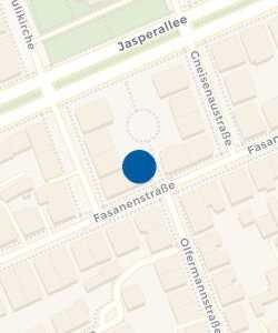 Vorschau: Karte von Nervenarztpraxis Fasanenstraße