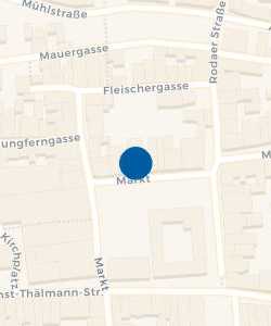 Vorschau: Karte von Kreissparkasse Saale-Orla, Filiale Markt