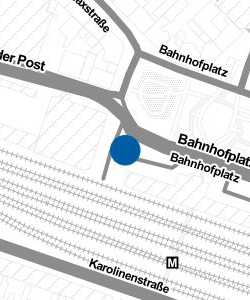 Vorschau: Karte von Parkplatz an der Post