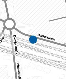 Vorschau: Karte von Cannstatt Bahnhof / Deckerstraße
