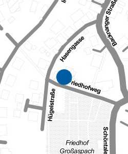 Vorschau: Karte von Gemeindehaus Großaspach