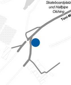 Vorschau: Karte von Wohnmobilstellplatz Olching