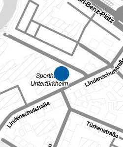 Vorschau: Karte von Sporthalle Untertürkheim