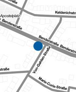 Vorschau: Karte von Zahnärzte Benderstraße Dr. Augardt & Dr. Oberherr