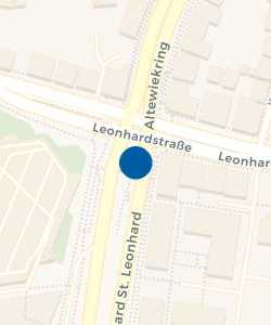Vorschau: Karte von Haltestelle Braunschweig Leonhardplatz (Stadthalle)