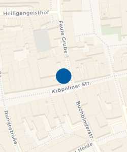 Vorschau: Karte von Fachhochschule des Mittelstands (FHM) - Campus Rostock