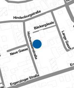 Vorschau: Karte von Hochwiesenstraße