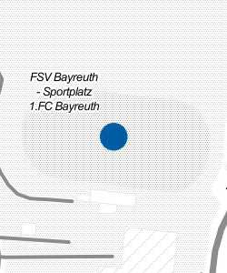 Vorschau: Karte von Sportanlage 1. FC Bayreuth