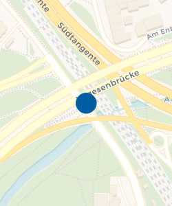 Vorschau: Karte von Karlsruhe Vogesenbrücke