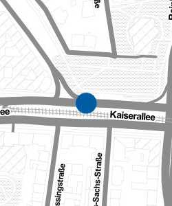 Vorschau: Karte von Haltestelle Mühlburger Tor