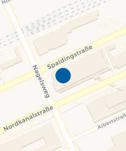 Vorschau: Karte von SIXT Autovermietung Hamburg Mitte