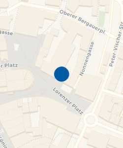 Vorschau: Karte von HypoVereinsbank Nürnberg Lorenzer Platz