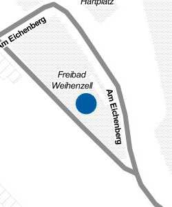 Vorschau: Karte von Freibad Weihenzell